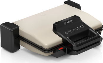 Grătar electric 3 in 1 Bosch TCG3302 2000 W Contact grill temperatura reglabilă plăci grill cu canale de scurgere a grăsimii gri