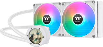 Răcitor lichid Thermaltake TH280 V2 Ultra ARGB Sync Snow Edition 2x14cm 500-1800rpm RGB compatibil AM4/LGA1700