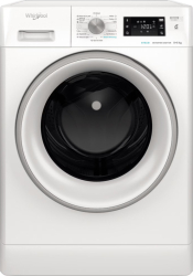 Mașina de spălat rufe cu uscător Whirlpool FFWDB864489SVEE, 8 kg spălare, 6 kg uscare, 1400 rpm, FreshCare+, 6th Sense, Motor Inverter, Stea