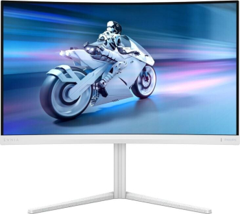 curbat Philips 27" 180Hz VA 1ms Full HD HDMI DisplayPort alb - imagine 1
