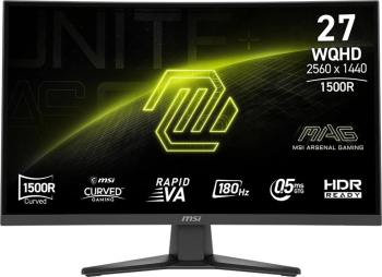 Monitor gaming curbat MSI 27" 180Hz VA MAG 275CQF QHD 2560x1440 negru