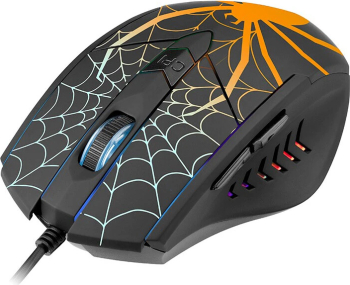 Mouse Tracer Black Widow iluminare RGB 800-1600 DPI dreptaci
