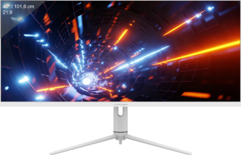 gaming LC Power 40" 144Hz IPS 101 6 cm UWQHD 3440x1440 (60 Hz cand modul PiP PbP este activat) alb - imagine 1
