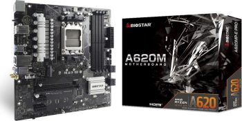 Placa de baza AM5 Biostar A620 MicroATX DDR5 128GB