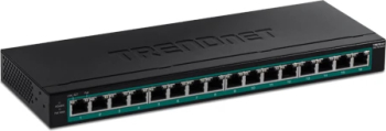 Switch 16 porturi Gigabit PoE\/PoE+ 123W - TRENDnet TPE-TG160H