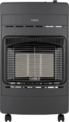 Soba Samus RS424P, Trei trepte de putere 1.5 / 2.8 / 4.2 kW, Aprindere piezoelectrica, Pliabila, Se utilizeaza cu GPL / Butan / Propan, Bute