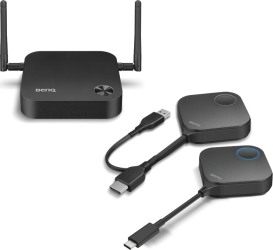 Sistem de prezentare wireless BenQ WDC10HC, rezoluții grafice suportate până la 1080p, negru, 120x120x25mm