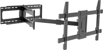 Suport TV de perete, reglabil, Full-Motion, braț extra long, 42-80 inch, Negru, Techly, ICA-PLB 721