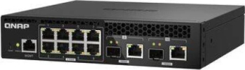 Switch Qnap QSW-M2108-2C 10 Port Managed Negru