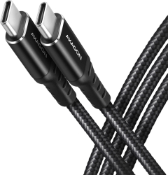 Cablu Axagon HQ USB -C / USB-C 3A 100cm negru