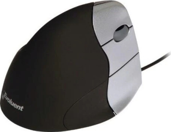 Mouse BakkerElkhuizen Evoluent VerticalMouse 3 BNEEVR/VM3RL, Optic, USB, cu fir, 2600 DPI, 7 Butoane, Negru