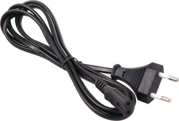 Cablu de alimentare Maclean MCTV\/809 2 pin \/conector EU 1.5m negru