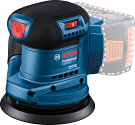 Slefuitor excentric pe acumulator Bosch Professional GEX 185-LI 18 V 125 mm diametru disc 10.000 roatii/min fără acumulator/incarcator