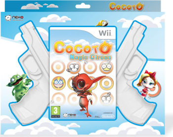 Joc Nintendo Wii Cocoto Magic Circus + 2 Gun
