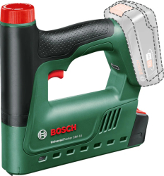 Capsator pe acumulator Bosch UniversalTacker 06032A7000, 18 V, 30 capse/min, capse de 11.4 mm, 14 mm cuie, 1000 capse tip 53, fără acumulato