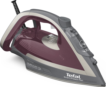 Fier de călcat Tefal Smart Protect Plus FV6870E0, 2800 W, talpa Durilium AirGlide, jet de abur 260 g/ min, oprire automata, funcție anti-cal