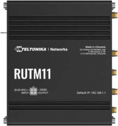 Router wireless Teltonika RUTM11 4G LTE 4 porturi Gigabit RJ45 Wi-Fi dual band 300 Mbps