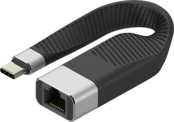 Adaptor profesional FPC plat USB-C tata la RJ45 mama 14.4 cm Gigabit Ethernet Techly ICOC USBC-RJ45