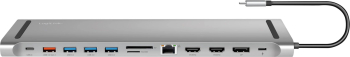 Statie de andocare USB 3.2 LogiLink UA0411, 12 porturi, PowerDelivery, USB-C, 12, 6x4, 72x0, 98cm