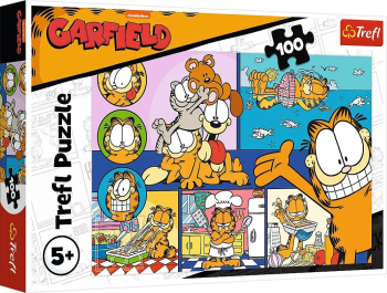 PUZZLE Trefl 100 LENESUL GARFIELD