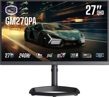 Cooler Master 27" 240Hz IPS GM27QPA - - black, QHD, Adaptive Sync, panel