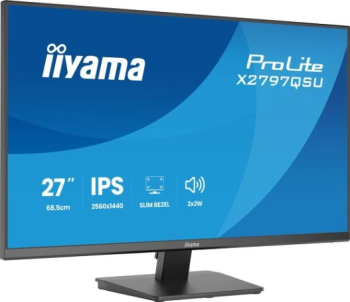 Iiyama 27" IPS 1ms X27 B2793QSU-B1 QHD (2560x1440) HDMI DisplayPort Boxe Pivot negru