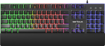 Tastatura Serioux Nexor, RGB LED, USB, Black