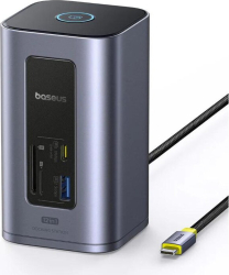 Statie de docking Baseus, 100 W, USB-C, gri