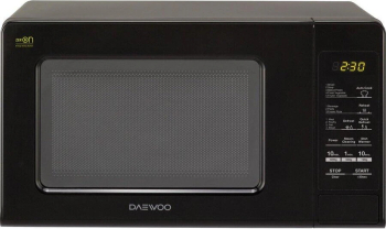 Cuptor cu microunde Daewoo KOR-AF25BKX, funcție Air Fryer, control digital, 25L, putere microunde 850 W, Grill 1200 W, convecție 2200 W, 8 r