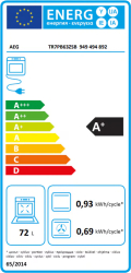 Cuptor incorporabil AEG TR7PB63ZSB, Electric, SteamCrisp-gatire cu abur, Conectivitate WI-FI, Autocurățare pirolitică, Control touch, 167 pr