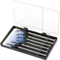 Set 6xSurubelnite Logilink Stea/Drept Argintiu