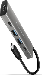 Hub USB Axagon HMC-5G21 SPEEDSTER, USB-C 10Gbps, 2 * USB-A, 1 * USB-C, 1 * USB-C PD 60W