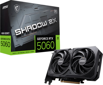 MSI RTX 5060 8GB GDDR7 128 bit 8G Shadow 2X OC