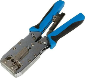 CLEȘTE sertizare mufe, Logilink, funcții: sertizare mufe, decupare și tăiere cablu, pentru mufe RJ11/ RJ45 Cat.6. "WZ0035"