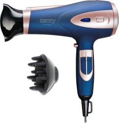 Uscător De Par Camry CR2269 22.5x27x8.5 cm Cu Concentrator Și Difuzor Putere 2400W Material Plastic Funcție De Ionizare 2 Trepte De Viteza