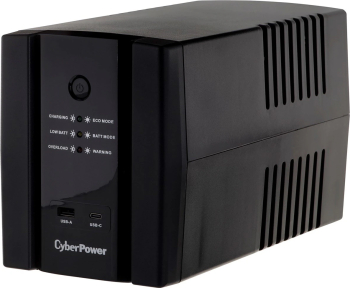 UPS 2200VA 1320W CyberPower Line-interactive UT2200EG-FR cu management 4x Schuko 2x USB Sealed Lead-acid LED Tower
