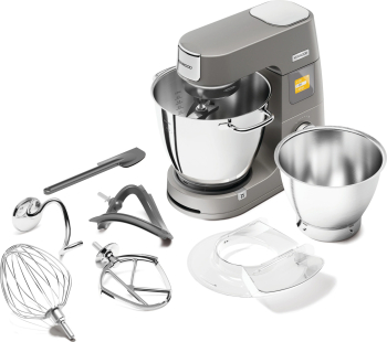 Robot de bucătărie Kenwood KWL90.004SI Titanium Chef Patissier XL, 1400 W, 6 funcții presetate, 2 vase 7 l/ 5 l, 13 trepte viteza, cantar in