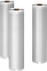 Set 3 Role Folie pentru Vidat Aeno AVSR25X500 Compatibil cu VS1/VS2 25x500CM Fără BPA Transparent