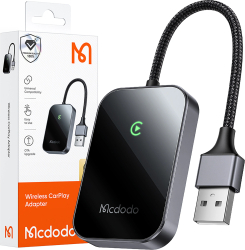 Adaptor CarPlay, BT, Wireless, Siri - Mcdodo (CA-7210) - Black