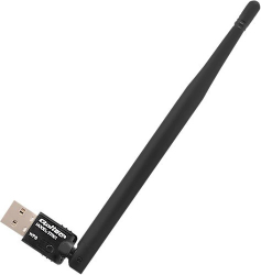 Adaptor wireless USB Wi-Fi cu antena, Quoltec