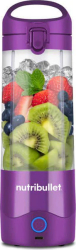 Blender portabil Nutribullet NBP003PU, cupa 475 ml, USB-C, mov