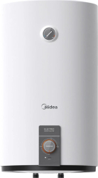 Boiler electric Midea, seria Salute, model cilindric, volum 80L, control electronic, Supapă de siguranța de reducere a presiunii, protecție