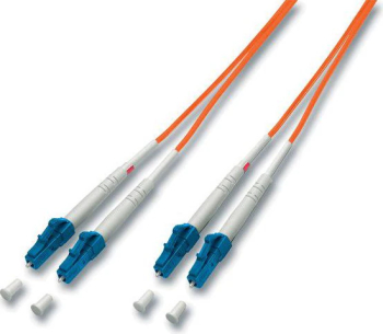 Cablu Equip LWL Patchkabel LC->LC 5.00m Multimode Duplex OM2, Multicolor