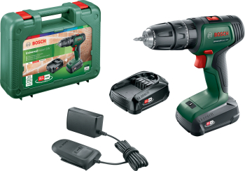 Mașina de gaurit și insurubat (bormasina) cu percutie pe acumulator Bosch Universal Impact 18, 18 V , 2 trepte de putere, 1450 RPM, 2 acumul