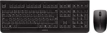 Set tastatura și mouse Cherry DW 3000, mecanic, negru, full-size