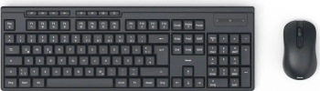 Tastatura cu Mouse Wireless Hama WKM-200, 1600dpi, QWERTY RO, negru