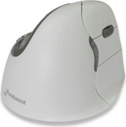 Mouse BakkerElkhuizen Evoluent VerticalMouse 4 BNEEVR4WB/VM4RB, Optic, Bluetooth, Wireless, 2600 DPI, 7 Butoane, Alb