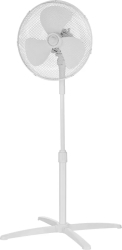 Ventilator cu Picior Midea FS40-21M 3 Trepte Putere Înălțime Reglabilă Baza Stabilă 40W Alb