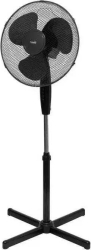 Ventilator cu Picior Midea FS40-21M(BK) 3 Trepte Putere Înălțime Reglabilă Baza Stabilă 40W Negru