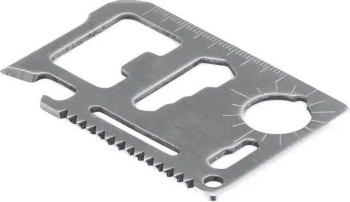 Cutit multifuncțional de buzunar cu 11 funcții tip card din oțel inoxidabil Dalimag husa Wallet Ninja